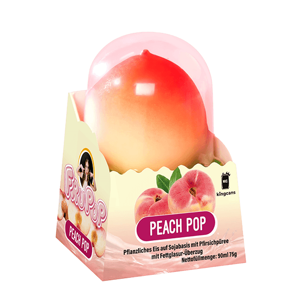 Peach Pop Background